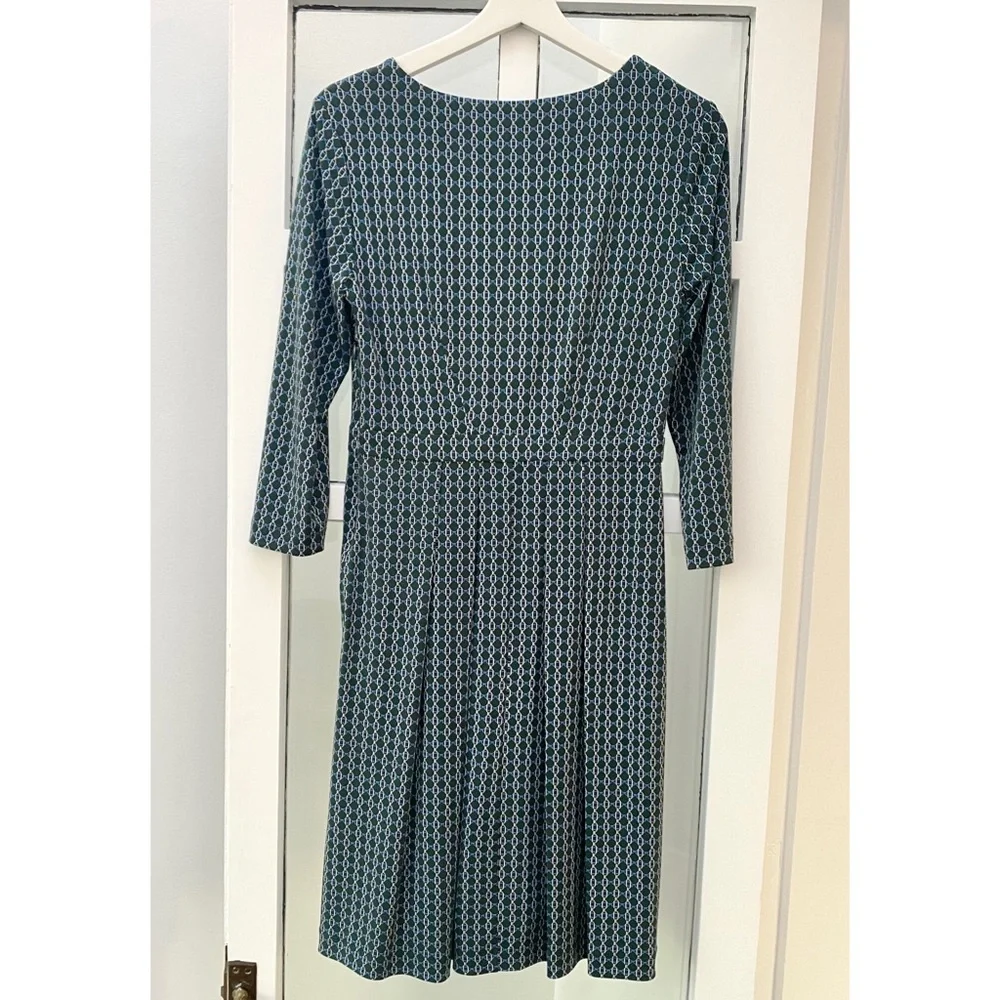 Brooks Brothers Dark Green Link Detail Dress - Picture 3 of 6